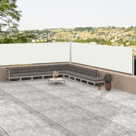 Toldo lateral retráctil crema 117x1000