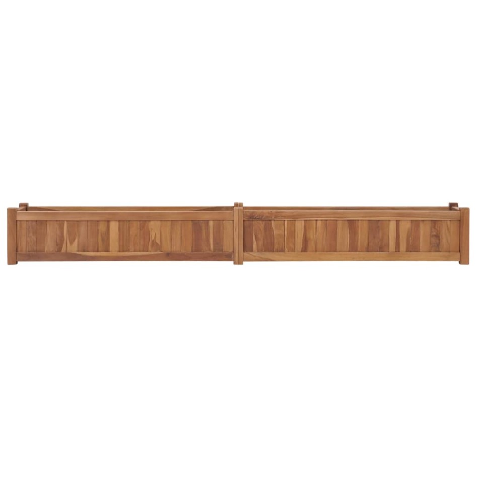 Arriate elevado madera maciza de teca 200x30x25