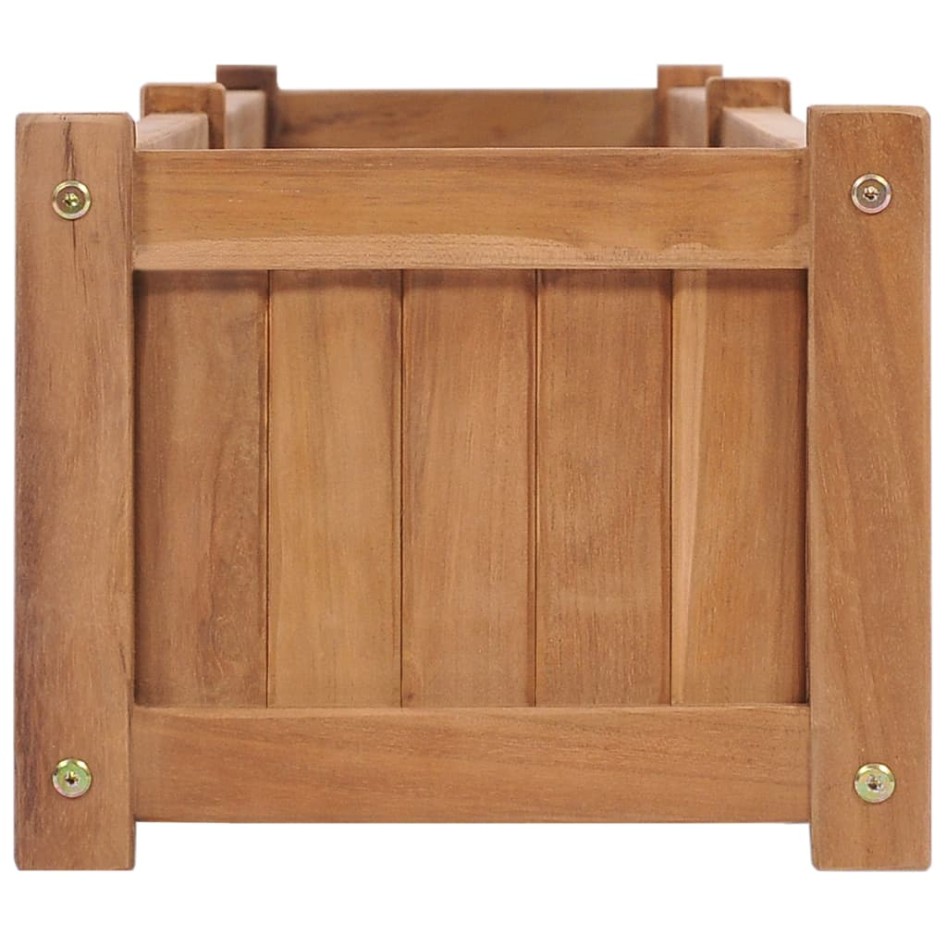 Arriate elevado madera maciza de teca 200x30x25