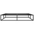 Estructura de cama de metal negra 160x200