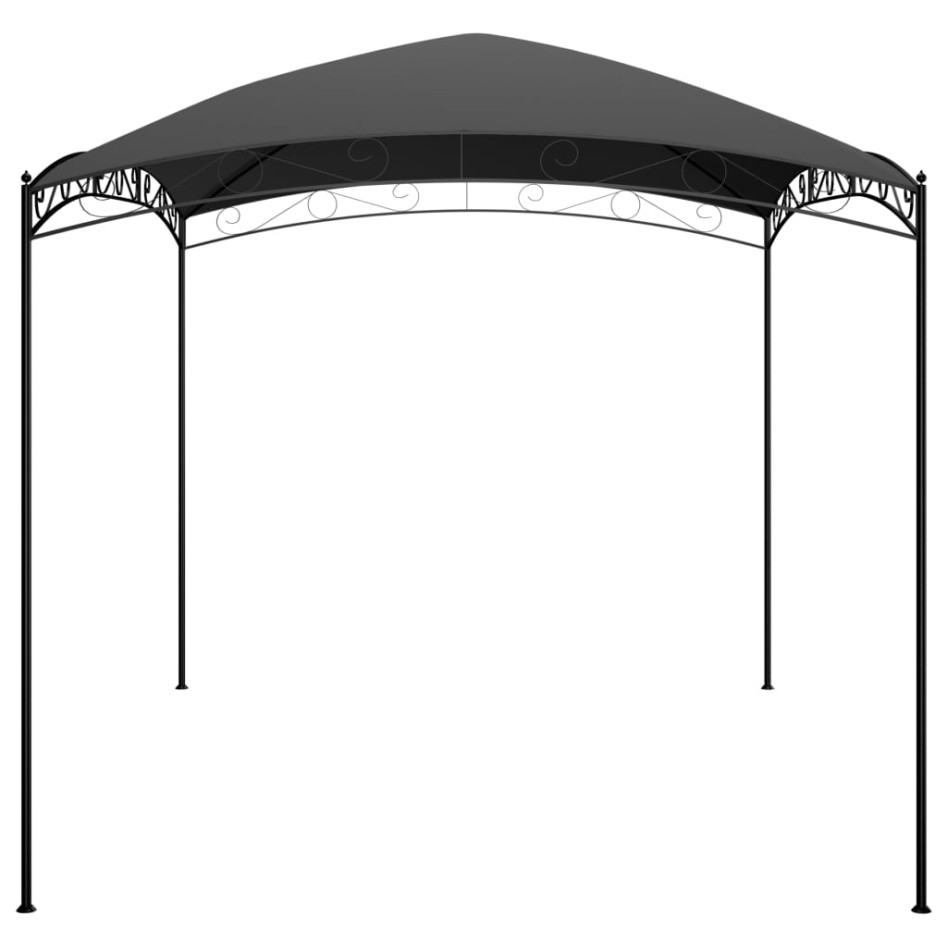 Cenador gris antracita 3x4x2,65 m 180