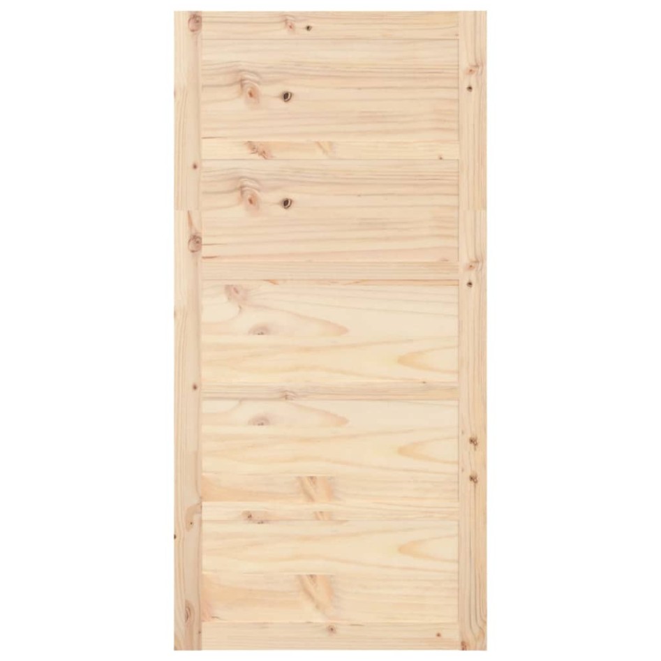Puerta de granero madera maciza pino 100x1,8x204,5