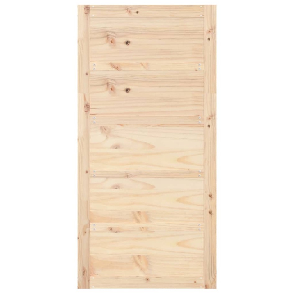 Puerta de granero madera maciza pino 100x1,8x204,5