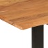 Mesa de comedor de madera maciza de acacia 140x70x76