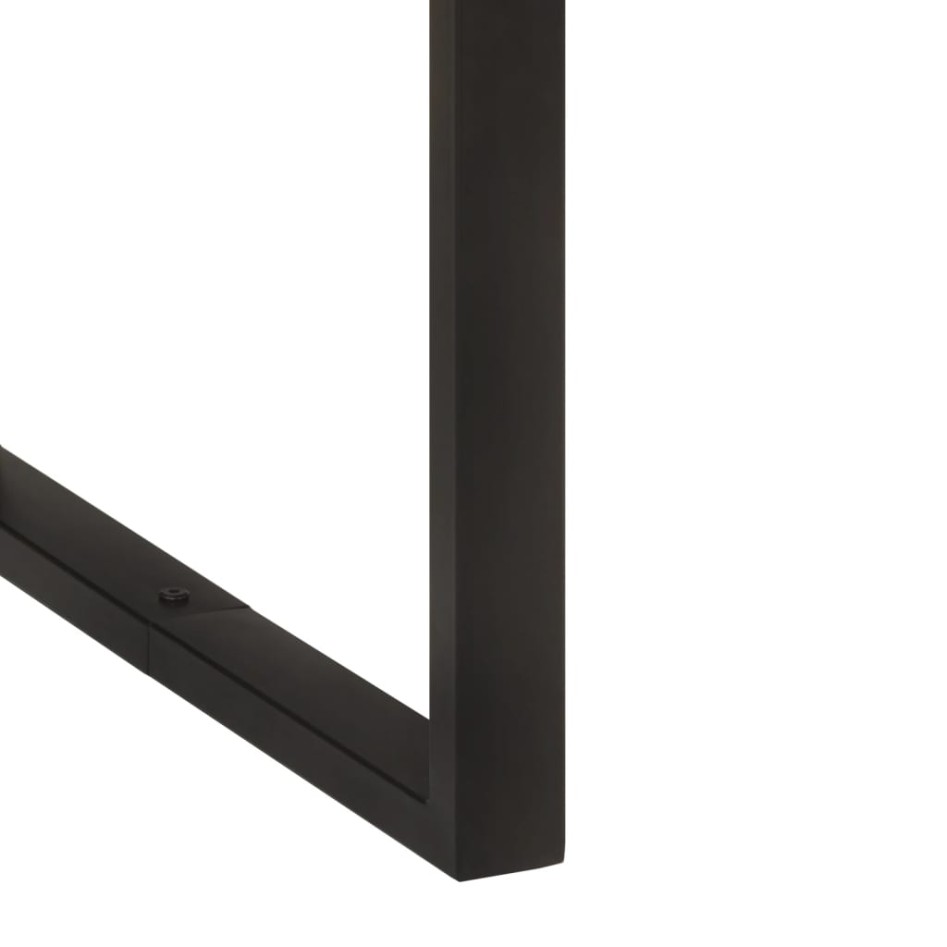 Mesa de comedor de madera maciza de acacia 140x70x76