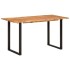 Mesa de comedor de madera maciza de acacia 140x70x76