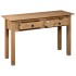 Mesa consola madera maciza pino Panamá Range 110x40x72