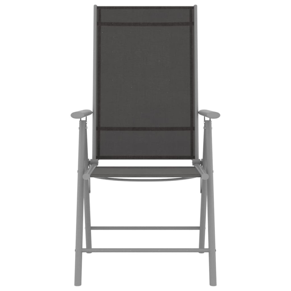 Sillas de jardín plegables 2 unidades textilene