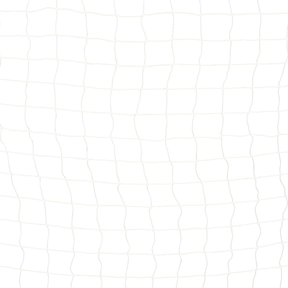 Portería de fútbol de metal blanco y negro 300x200x90