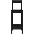 Taburetes altos 2 uds madera maciza pino negro 40x41,5x112