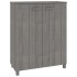 Zapatero HAMAR madera maciza pino gris claro 85x40x108