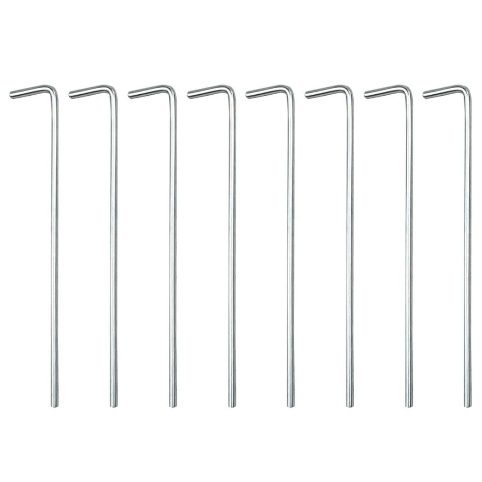 Carpa acero y tela gris antracita 3x3