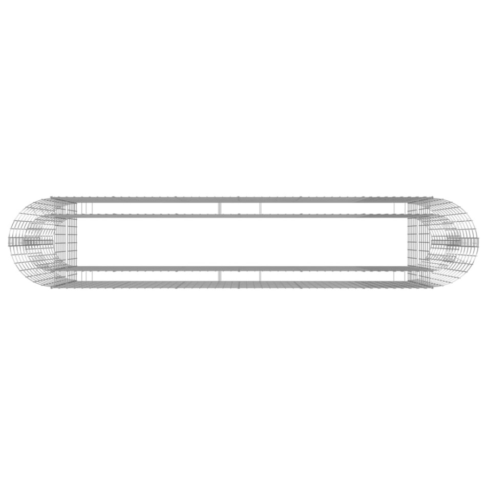 Arriate de gaviones de hierro galvanizado 260x50x100