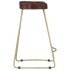 Taburetes de cocina gavin 2 unidades madera maciza de
