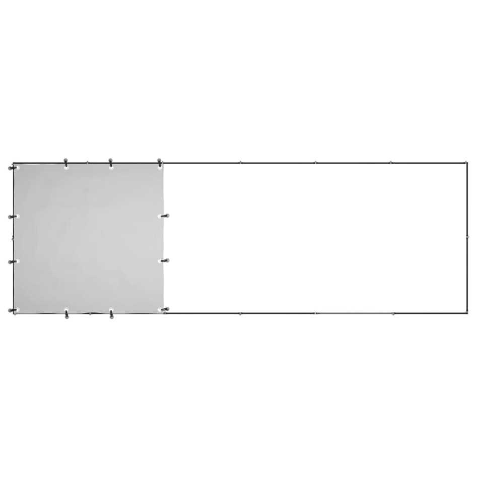 Perrera de acero negro 330x110x110