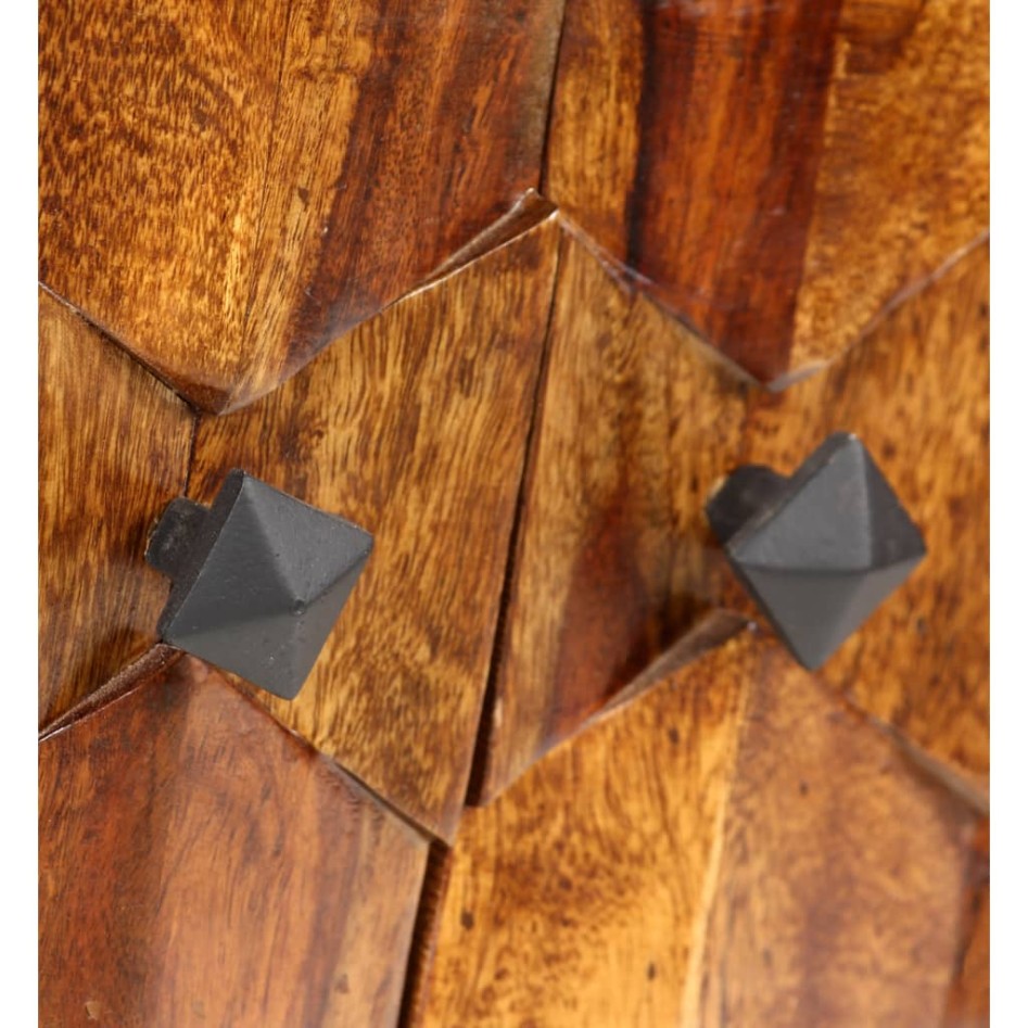 Mueble para TV de madera maciza de sheesham 140x30x40