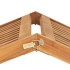 Tumbona de madera maciza de