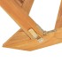 Tumbona de madera maciza de