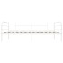 Estructura de cama de metal blanco 90x200