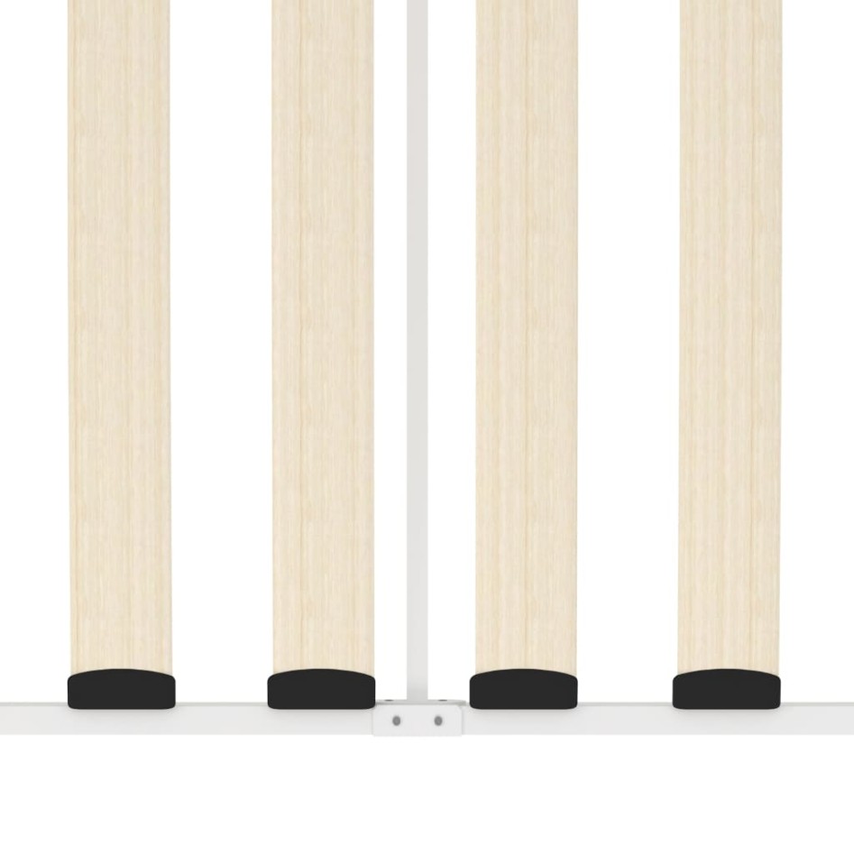 Estructura de cama de metal blanco 90x200