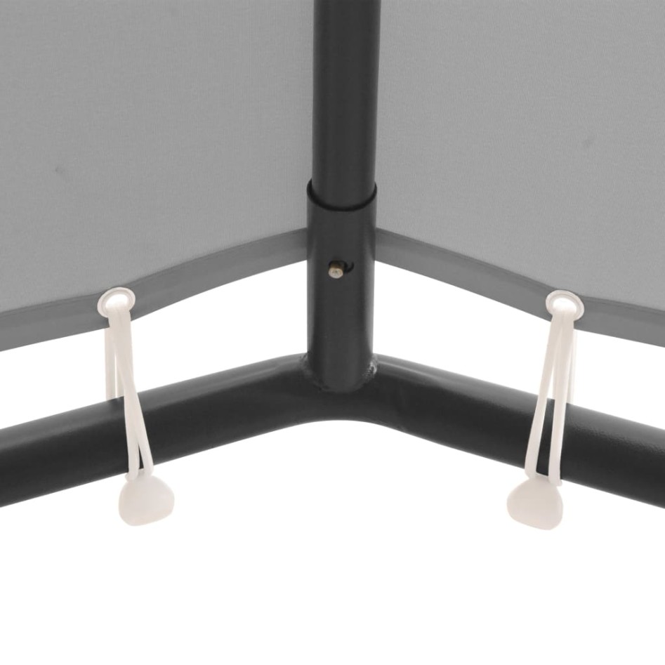 Cenador gris antracita 4x4