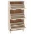Zapatero HAMAR madera pino maciza marrón miel 59,5x35x117