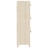 Zapatero HAMAR madera pino maciza marrón miel 59,5x35x117