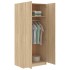 Armario de madera contrachapada roble Sonoma 80x52x180