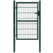 Cancela de valla 2D individual verde 106x190 cm