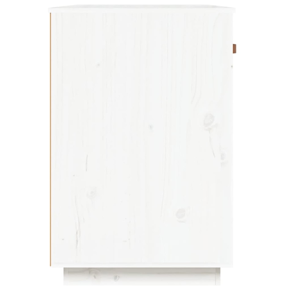 Escritorio de madera maciza de pino blanco 95x50x75