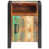 Mesita de noche de madera maciza reciclada 40x35x55