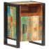 Mesita de noche de madera maciza reciclada 40x35x55