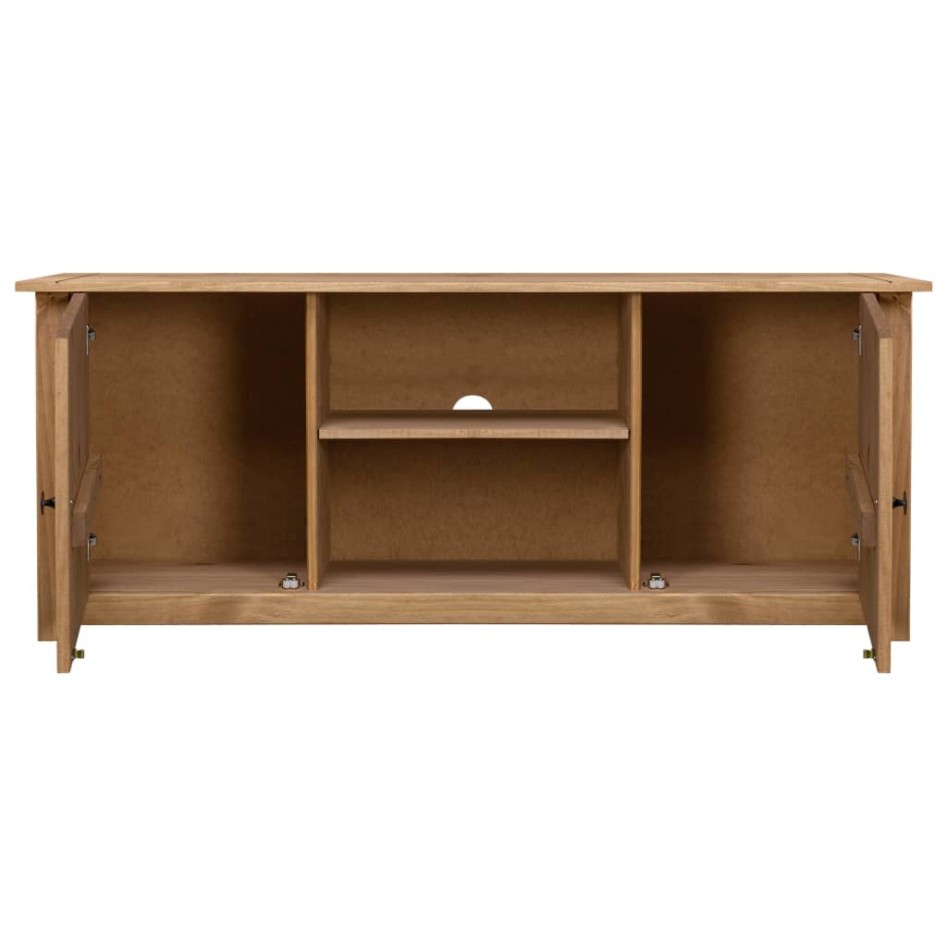 Mueble para TV de madera maciza pino estilo Panamá 120x40x50