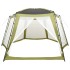 Carpa para piscina de tela verde 590x520x250