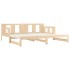 Sofá cama extraíble madera maciza de pino 2x(80x200)