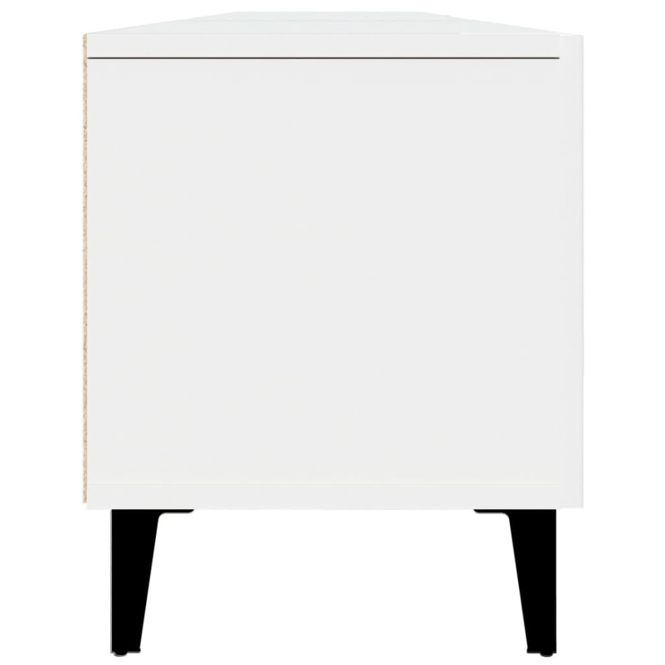 Mueble para TV madera contrachapada blanco 180x31,5x40