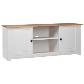 Mueble para TV madera de pino estilo Panamá blanco 120x40x50