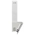 Campana extractora pared acero y vidrio templado blanco 60