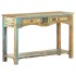 Mesa consola madera maciza reciclada 120x40x75