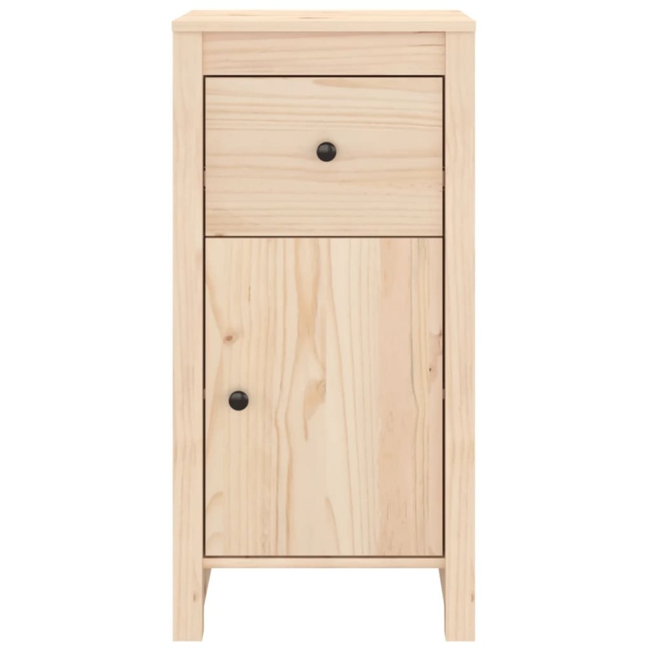 Aparadores 2 uds madera maciza de pino 40x35x80
