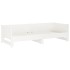 Sofá cama extraíble madera maciza de pino blanco 2x(80x200)