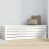 Caja de almacenaje madera maciza de pino blanco 109x36,5x33