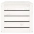 Caja de almacenaje madera maciza de pino blanco 109x36,5x33
