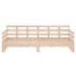 Sofá cama extraíble madera maciza de pino 2x(80x200)