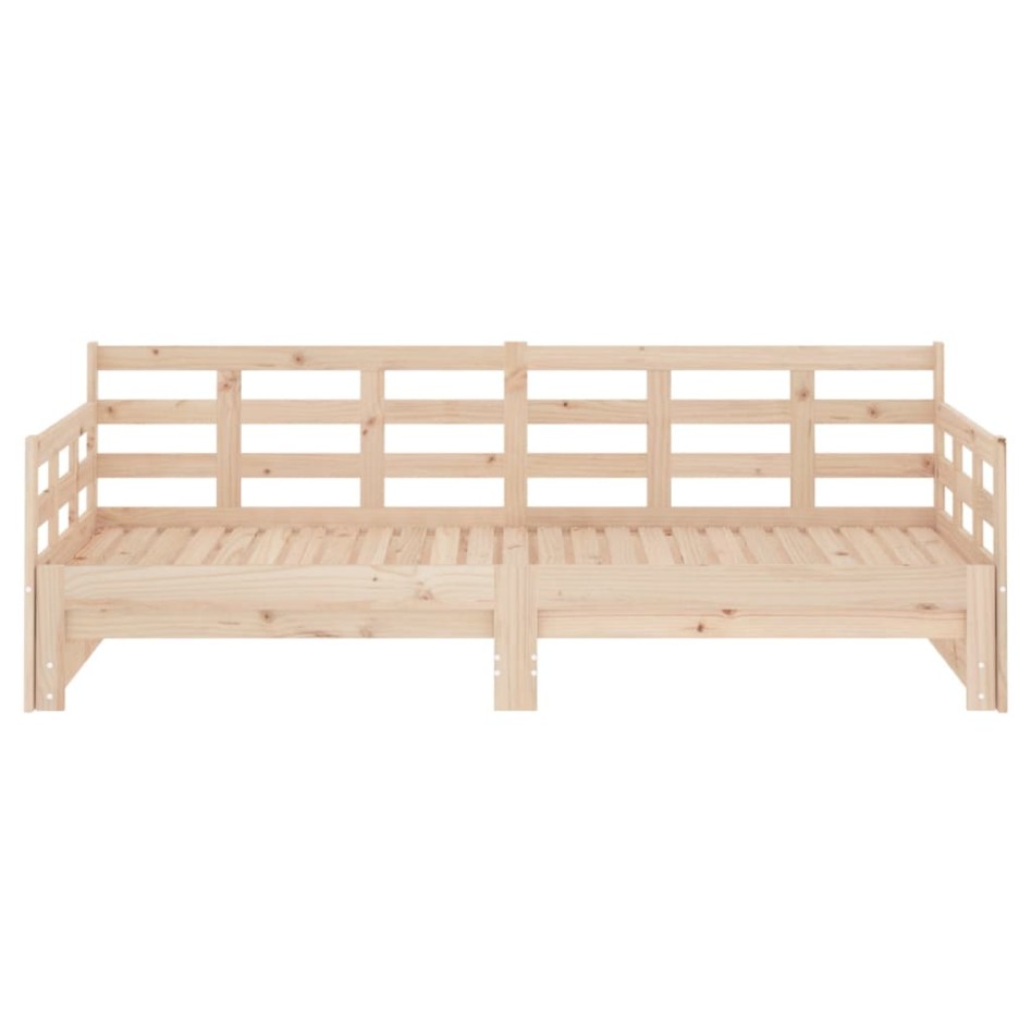 Sofá cama extraíble madera maciza de pino 2x(80x200)