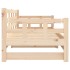 Sofá cama extraíble madera maciza de pino 2x(80x200)