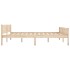 Estructura de cama de madera maciza de pino 180x200