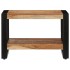 Mesa de centro de madera maciza de acacia 60x60x40