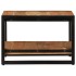 Mesa de centro de madera maciza de acacia 60x60x40