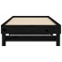 Sofá cama extraíble madera maciza de pino negro 2x(90x200)